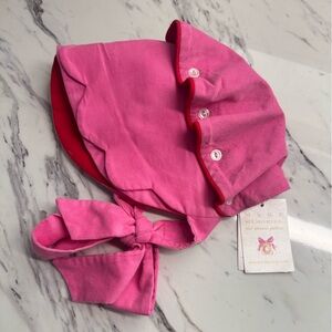 NWT Beaufort Bonnet Company Birdie Bonnet Hot Pink and Red